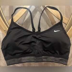 Nike Indy Sports Bra, Color: Black, Size L, Light Support
